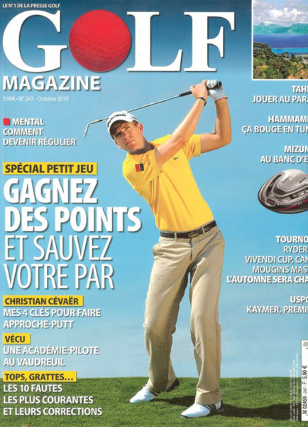 Christian Cévaer consultant pour le magazine Golf